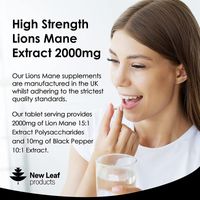 New Leaf Lions Mane Tablets 6 Month Supply